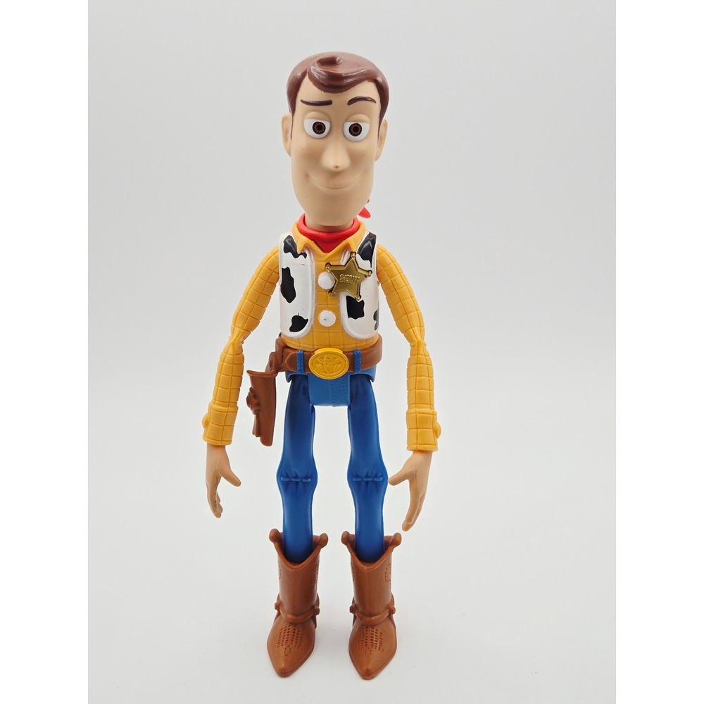 Disney Pixar 2015 Toy Story Woody Talking Action Figure Mattel 7" Cowboy Sheriff